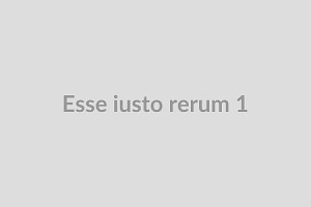 Esse iusto rerum